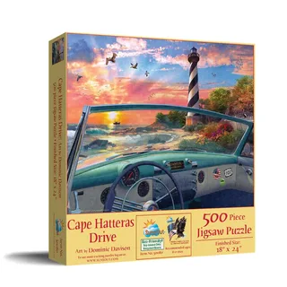 Puzzle Dominic Davison - Cape Hatteras Drive - 500 à 999 pièces fra SunsOut – æske 2 af 2