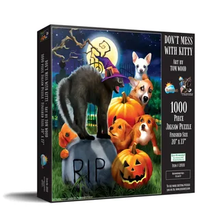 Puzzle Don't Mess with Kitty - 1000 pièces de SunsOut – boîte 2 sur 2