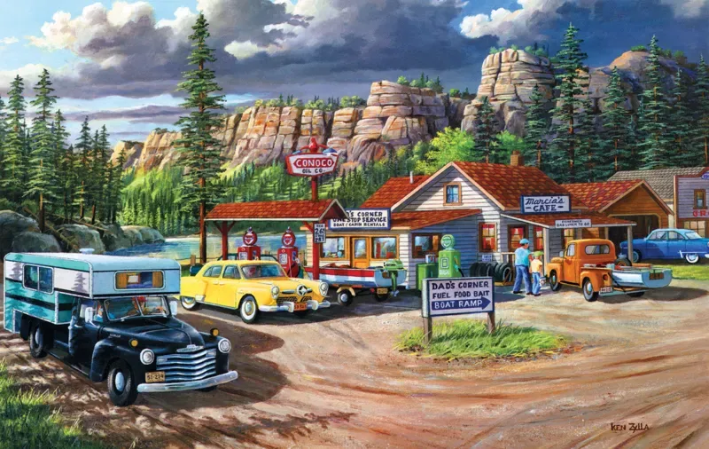 Puzzle Edge of the Heartland - 500 à 999 pièces fra SunsOut – æske