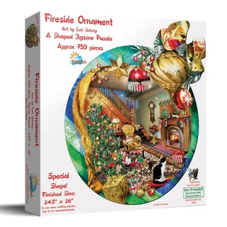Puzzle Fireside Ornament - 500 à 999 pièces de SunsOut – boîte 2 sur 2