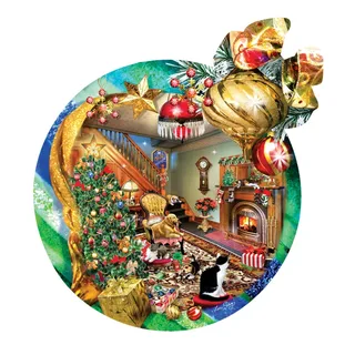 Puzzle Fireside Ornament - 500 à 999 pièces de SunsOut – boîte 1 sur 2