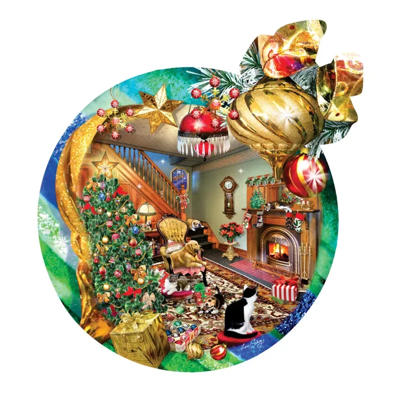 Puzzle Fireside Ornament - 500 à 999 pièces de SunsOut – boîte 1 sur 2