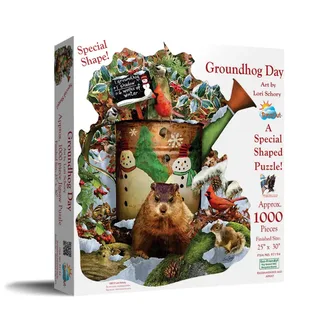 Puzzle Groundhog Day - Puzzle Forme - 1000 pièces van SunsOut – doos 2 van 2