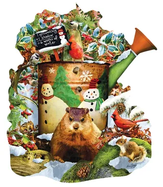 Puzzle Groundhog Day - Puzzle Forme - 1000 pièces van SunsOut – doos 1 van 2