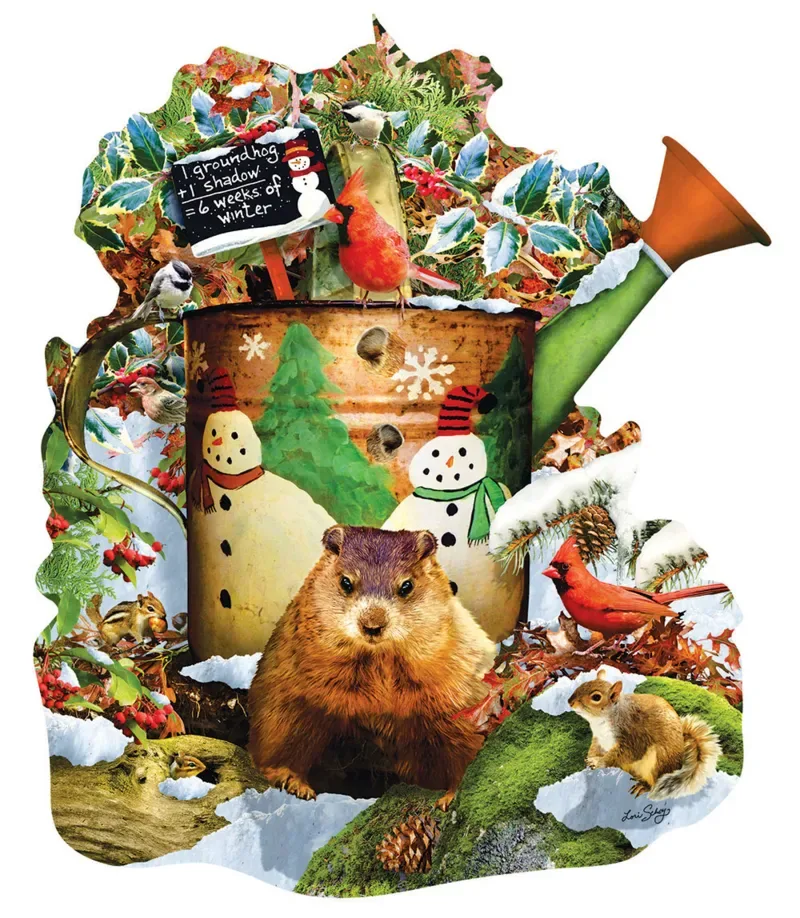 Puzzle Groundhog Day - Puzzle Forme - 1000 pièces van SunsOut – doos 1 van 2