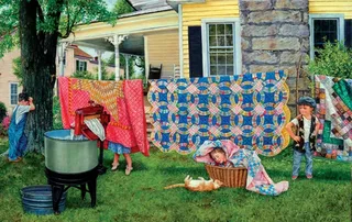 Puzzle Hide N Quilt - 500 à 999 pièces van SunsOut – doos 1 van 2