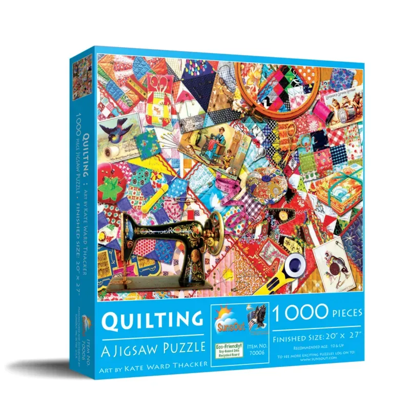 Puzzle Kate Ward Thacker - Quilting - 1000 pièces de SunsOut – boîte 2 sur 2