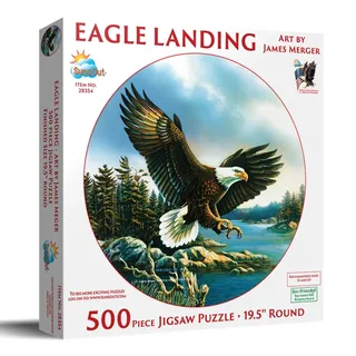 Puzzle L'Atterrissage de l'Aigle - 500 à 999 pièces de SunsOut – boîte 2 sur 2