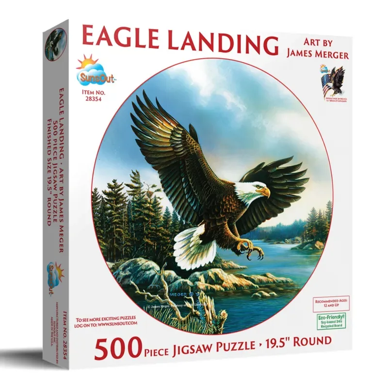 Puzzle L'Atterrissage de l'Aigle - 500 à 999 pièces de SunsOut – boîte 2 sur 2