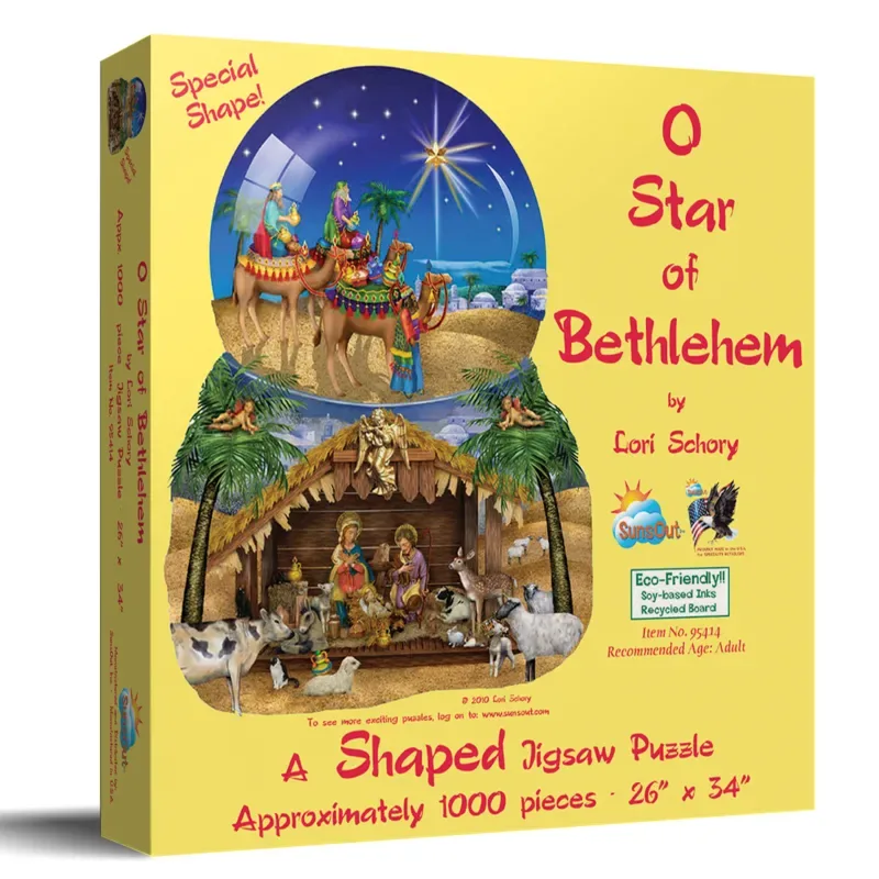 Puzzle L'Etoile de Bethléem - Puzzle Forme - 1000 pièces de SunsOut – boîte 2 sur 2