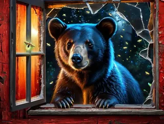 Puzzle L'Ours Et Les Lucioles - 500 à 999 pièces de SunsOut – boîte 1 sur 2