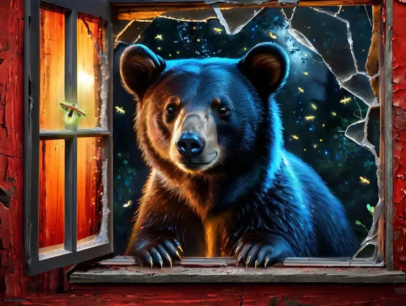 Puzzle L'Ours Et Les Lucioles - 500 à 999 pièces de SunsOut – boîte 1 sur 2