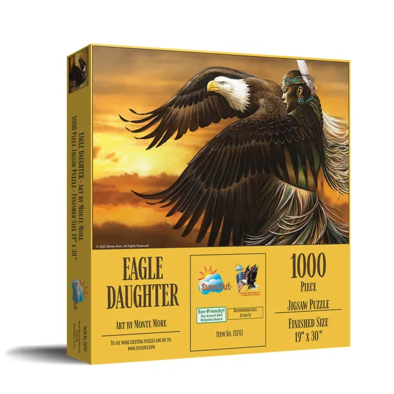 Puzzle La Fille de l'Aigle - 1000 pièces van SunsOut – doos 2 van 2
