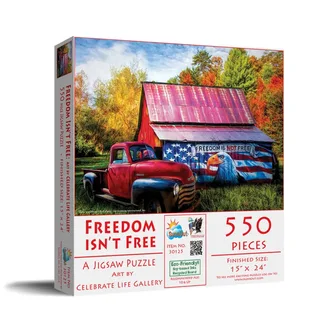 Puzzle La Liberté n'est pas Gratuite - 500 à 999 pièces van SunsOut – doos 2 van 2