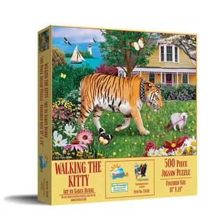 Puzzle La Promenade du Tigre - 500 à 999 pièces de SunsOut – boîte 2 sur 2
