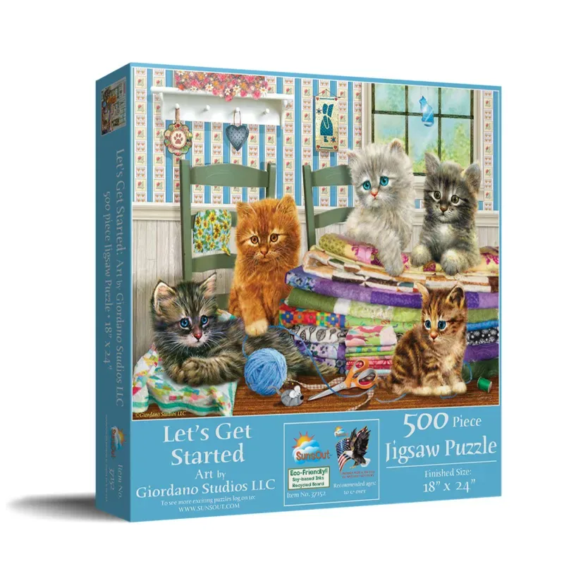 Puzzle Let's Get Started - 500 à 999 pièces van SunsOut – doos 2 van 2