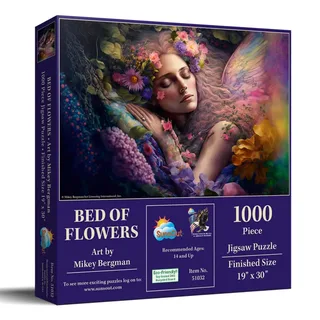Puzzle Lit De Fleurs - 1000 pièces van SunsOut – doos 2 van 2