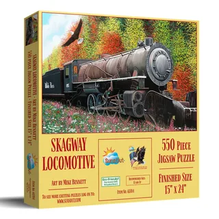 Puzzle Locomotive Skagway - 500 à 999 pièces fra SunsOut – æske 2 af 2