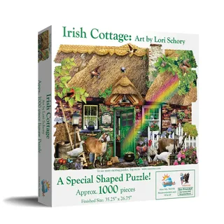 Puzzle Lori Schory - Irish Cottage - 1000 pièces de SunsOut – boîte 2 sur 2