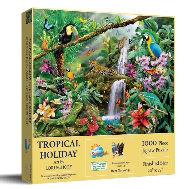 Puzzle Lori Schory - Tropical Holiday - 1000 pièces von SunsOut – Schachtel 2 von 2