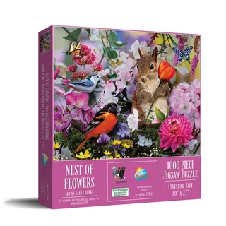 Puzzle Nid de Fleurs - 1000 pièces de SunsOut – boîte 2 sur 2