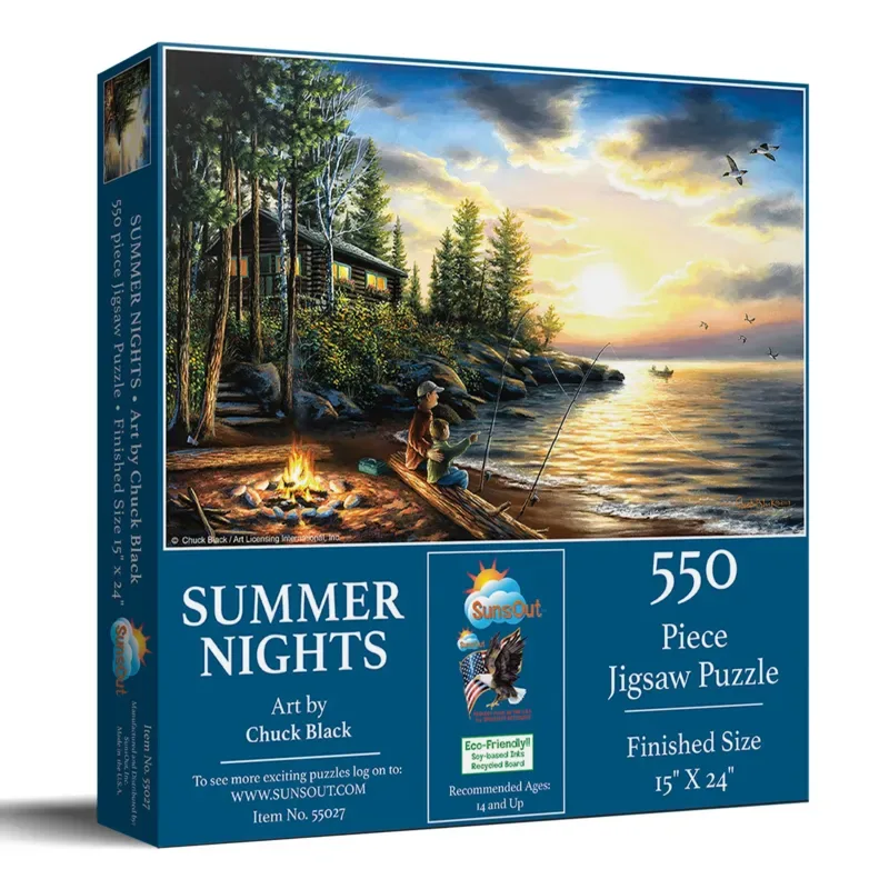 Puzzle Nuits D'Été - 500 à 999 pièces de SunsOut – boîte 2 sur 2