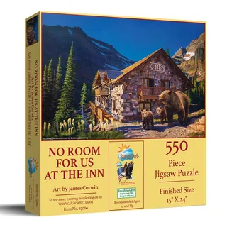 Puzzle Pas De Place Pour Nous À L'Auberge - 500 à 999 pièces de SunsOut – boîte 2 sur 2