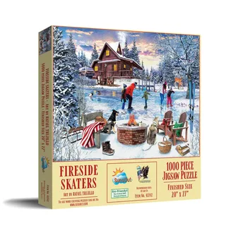 Puzzle Patineurs près du Feu - 1000 pièces van SunsOut – doos 2 van 2
