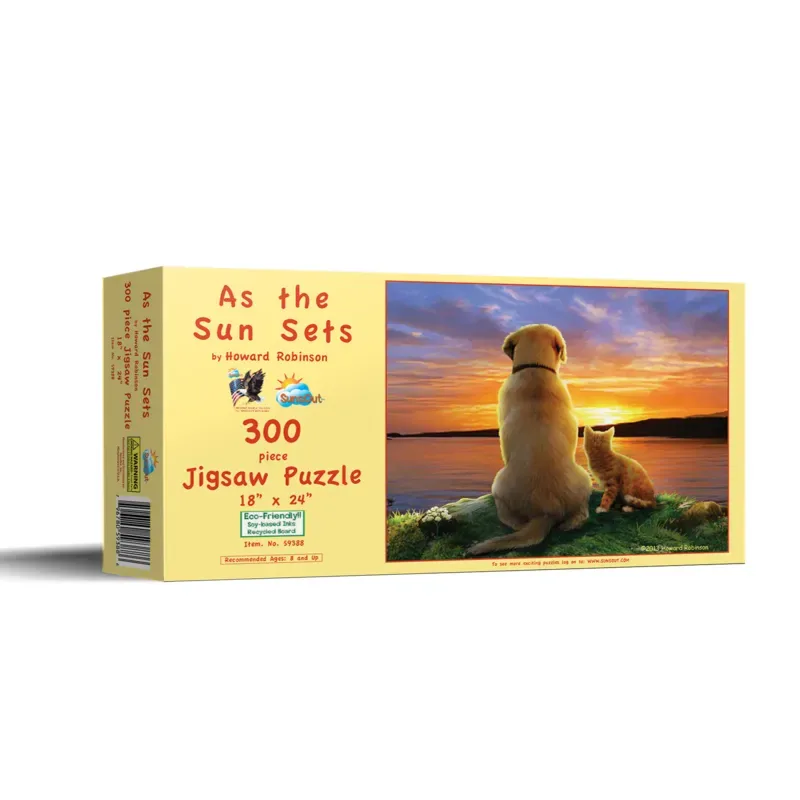 Puzzle Pièces XXL - As the Sun Sets - 200 à 499 pièces van SunsOut – doos 2 van 2