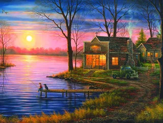 Puzzle Pièces XXL - Boutique d'Appâts - 500 à 999 pièces de SunsOut – boîte 1 sur 2