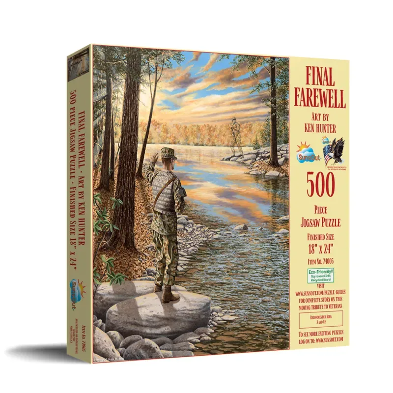 Puzzle Pièces XXL - Dernier adieu - 500 à 999 pièces van SunsOut – doos 2 van 2