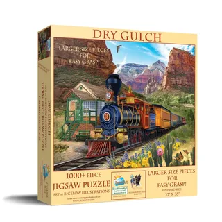 Puzzle Pièces XXL - Dry Gulch - 1000 pièces from SunsOut – box 2 of 2