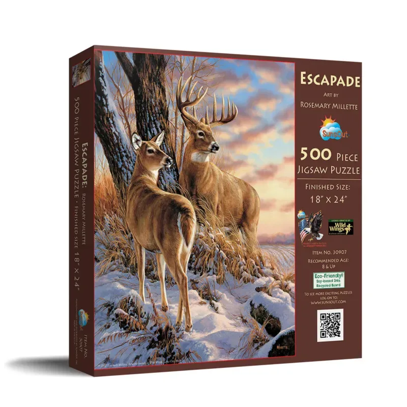 Puzzle Pièces XXL - Escapade - 500 à 999 pièces de SunsOut – boîte 2 sur 2