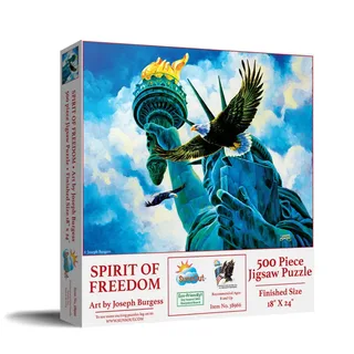 Puzzle Pièces XXL - L'Esprit de la Liberté - 500 à 999 pièces van SunsOut – doos 2 van 2