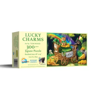 Puzzle Pièces XXL - Lucky Charms - 200 à 499 pièces de SunsOut – boîte 2 sur 2