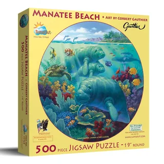 Puzzle Pièces XXL - Manatee Beach - 500 à 999 pièces van SunsOut – doos 2 van 2