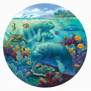 Puzzle Pièces XXL - Manatee Beach - 500 à 999 pièces van SunsOut – doos 1 van 2