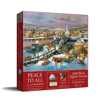 Puzzle Pièces XXL - Paix pour Tous - 500 à 999 pièces de SunsOut – boîte 2 sur 2