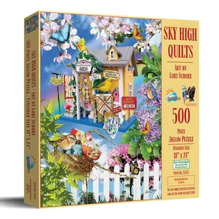 Puzzle Pièces XXL - Quilts en Haut - 500 à 999 pièces from SunsOut – box 2 of 2