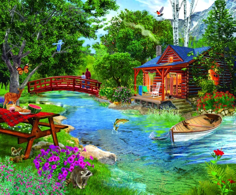 Puzzle Plaisirs Simples - 1000 pièces van SunsOut – doos 1 van 2