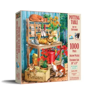 Puzzle Potting Table - 1000 pièces de SunsOut – boîte 2 sur 2