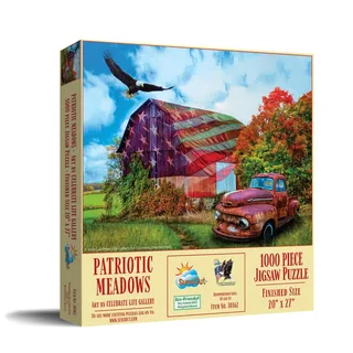 Puzzle Prairies Patriotiques - 1000 pièces van SunsOut – doos 2 van 2