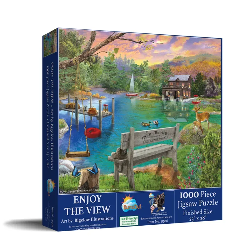 Puzzle Profiter de la Vue - 1000 pièces van SunsOut – doos 2 van 2