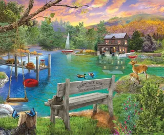 Puzzle Profiter de la Vue - 1000 pièces van SunsOut – doos 1 van 2