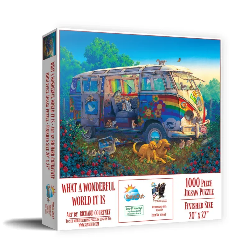 Puzzle Quel Monde Merveilleux - 1000 pièces de SunsOut – boîte 2 sur 2