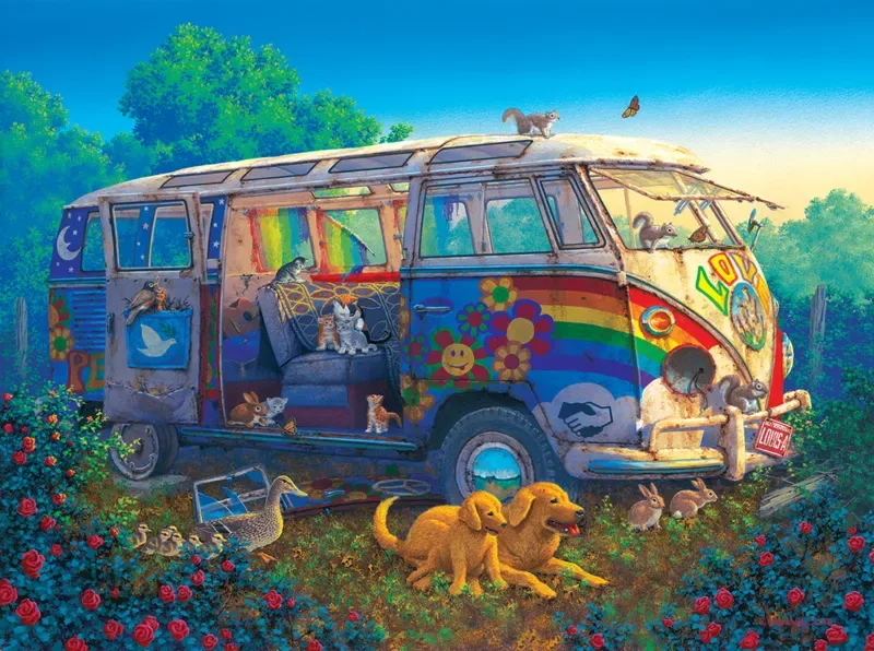 Puzzle Quel Monde Merveilleux - 1000 pièces de SunsOut – boîte 1 sur 2