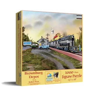 Puzzle Robert West - Brownsburg Depot - 1000 pièces de SunsOut – boîte 2 sur 2