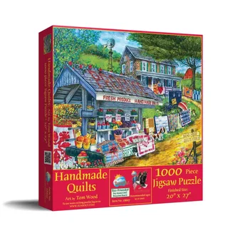 Puzzle Tom Wood - Handmade Quilts - 1000 pièces de SunsOut – boîte 2 sur 2