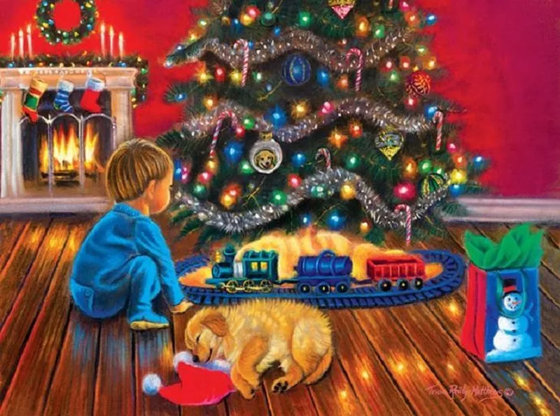 Tricia Reilly-Matthews legpuzzel Under the Tree 1000 stukjes from SunsOut, Multicolour edition – box