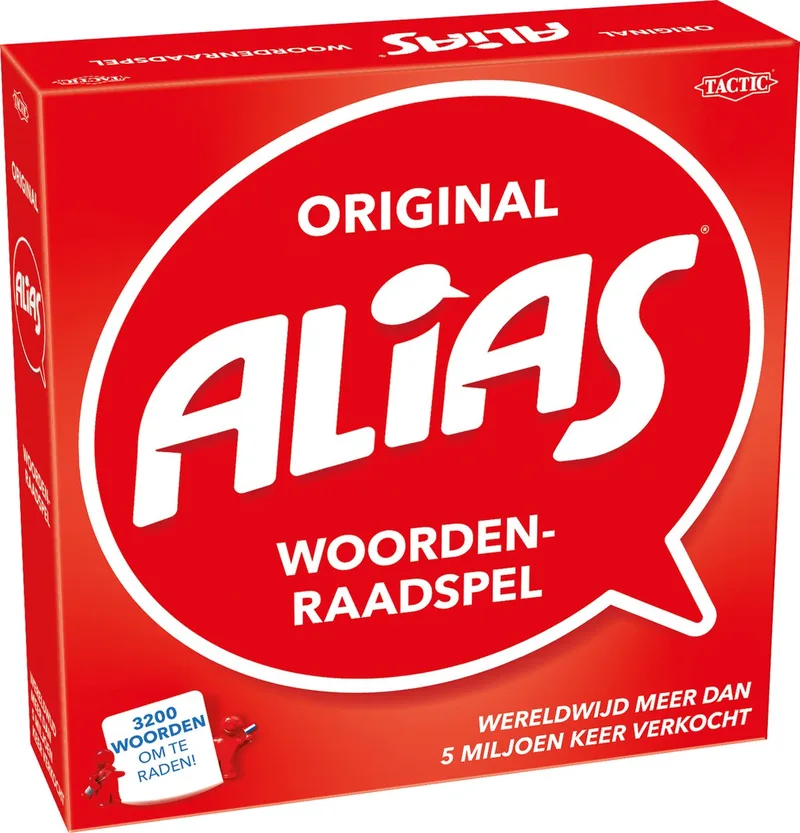 Alias – Bordspel – Partyspel – Woordspel – Familiespel – Vanaf 10 jaar - Meer dan 8 miljoen keer verkocht wereldwijd from Tactic – box